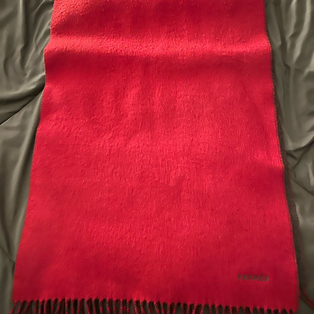 Hermes Recto Verso Muffler 100% cashmere